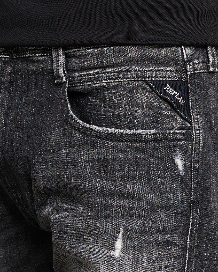 Herren | Jeans | Replay | Anbass 5 Years Wash Jeans Grey Black