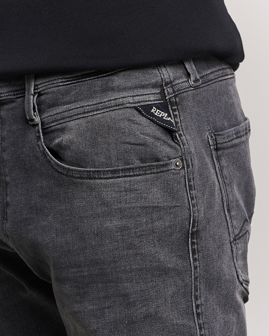 Herren | Jeans | Replay | Anbass Hyperflex Re-Used Jeans Washed Grey