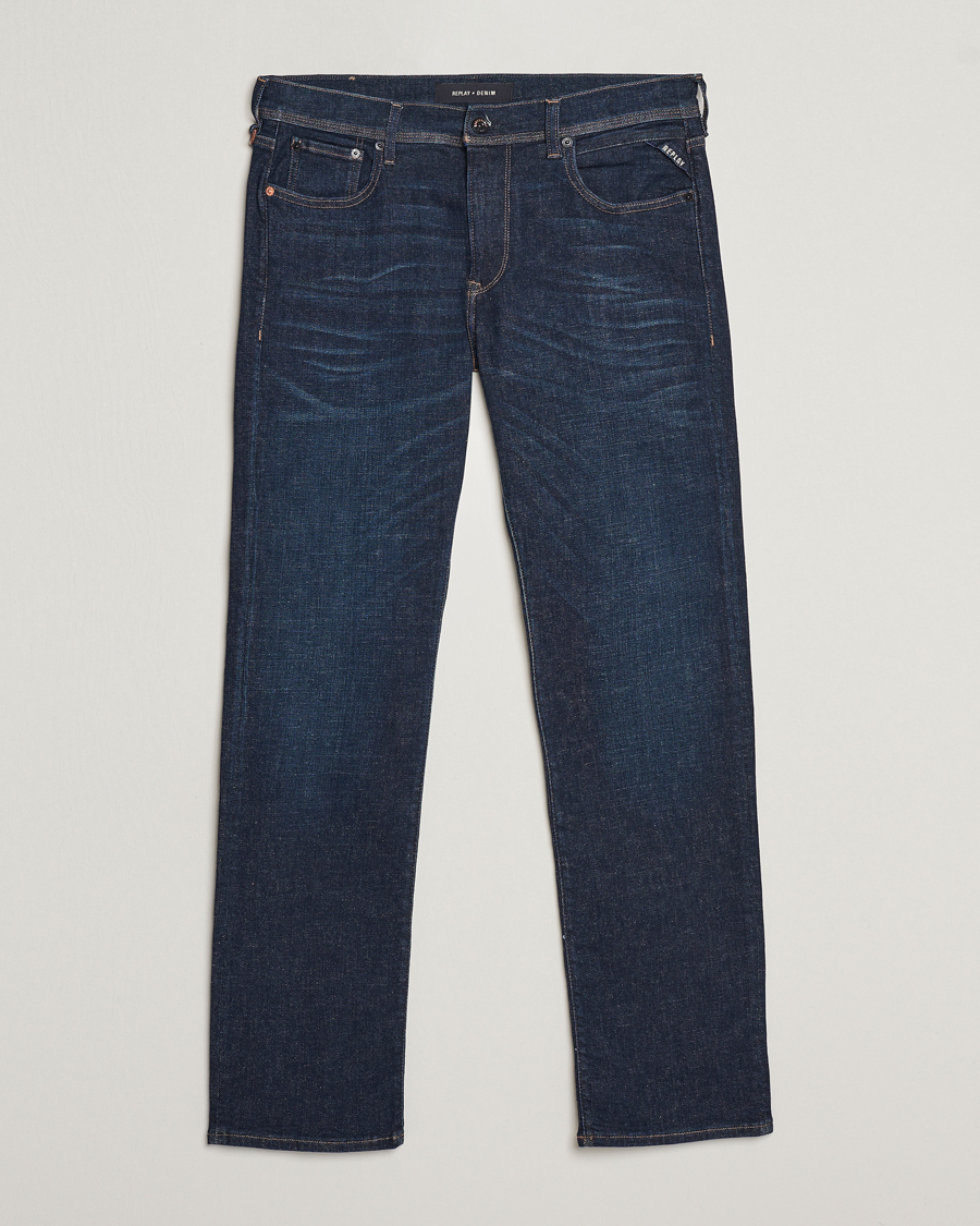 Herren |  | Replay | Sartoriale Regular Fit Hyperflex Jeans Dark Blue