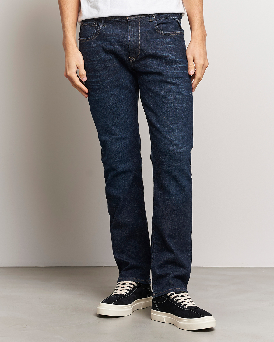 Herren |  | Replay | Sartoriale Regular Fit Hyperflex Jeans Dark Blue