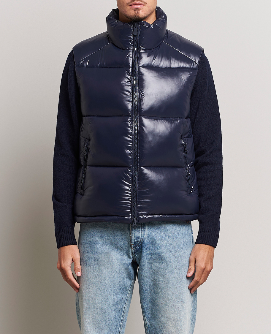 Herren |  | Save The Duck | Ailantus Padded Puffer Vest Blue Black
