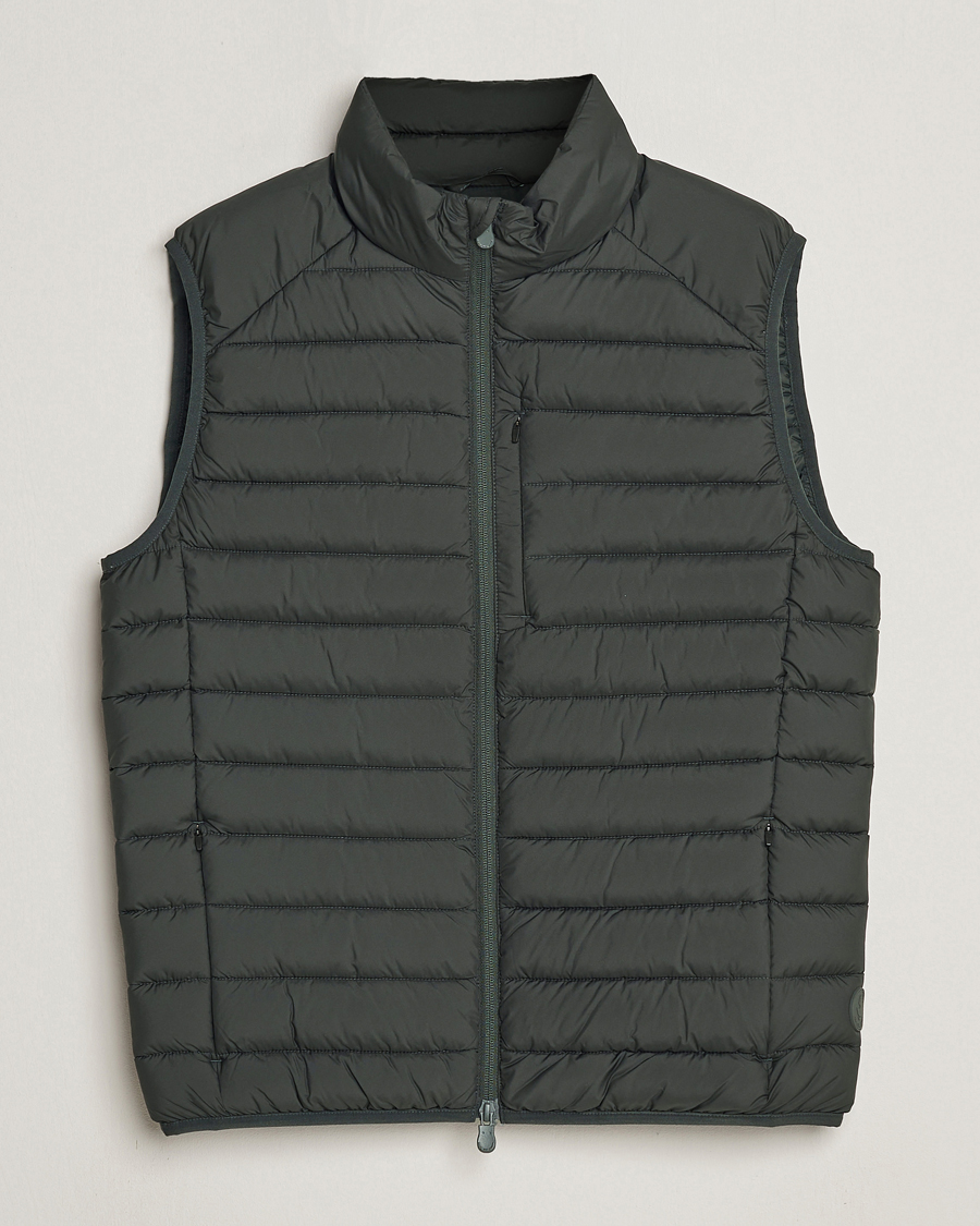 Herren | Save The Duck | Save The Duck | Rhus Matt Lightweight Vest Green Black