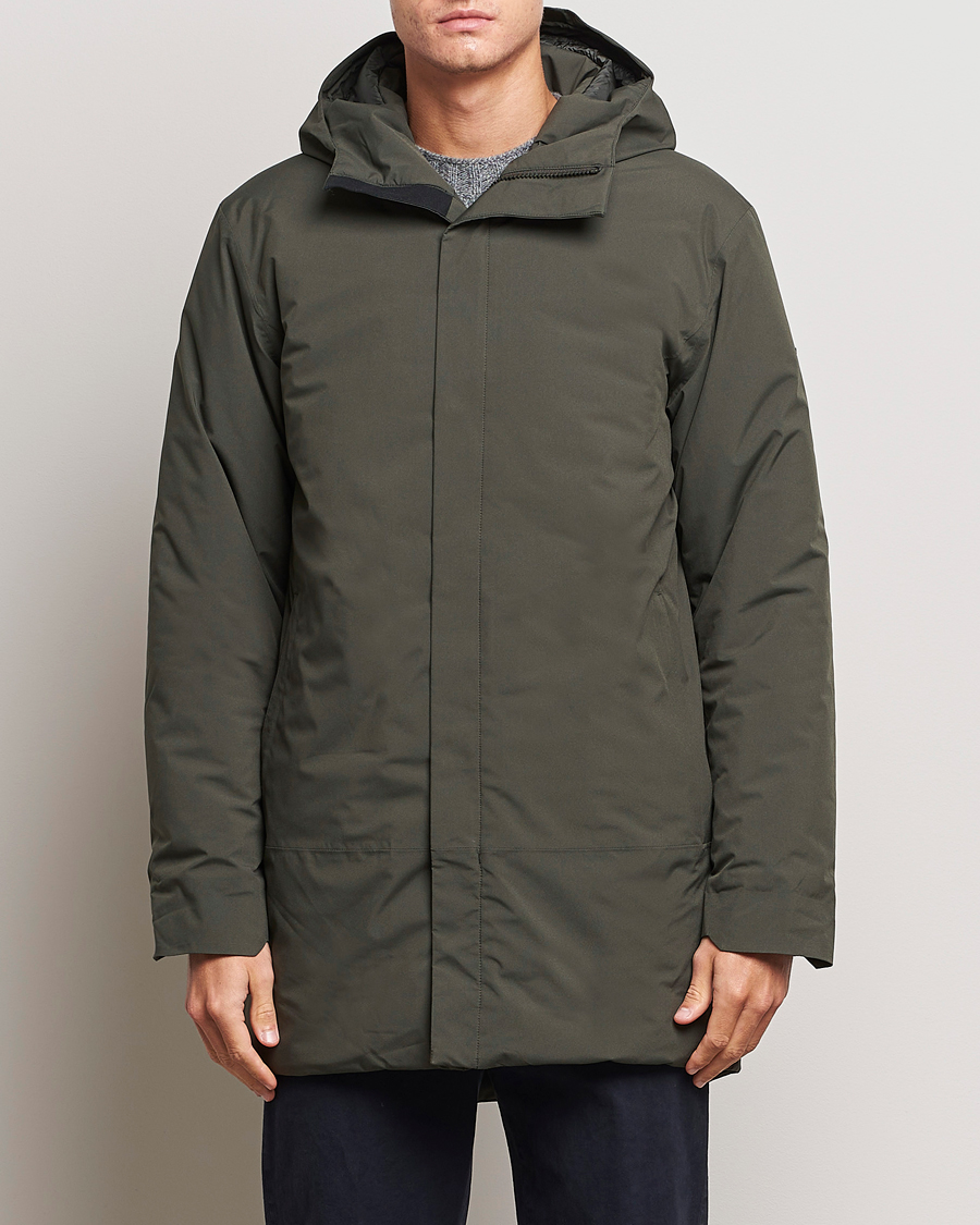 Herren |  | Scandinavian Edition | Loft Waterproof Padded Coat Dark Olive