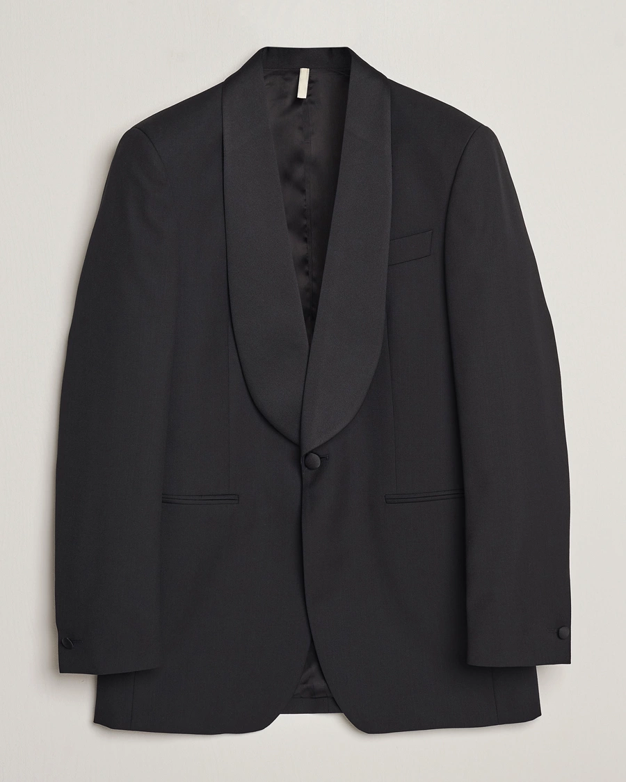 Herren | Sakkos | Sunflower | Shawl Collar Tuxedo Jacket Black