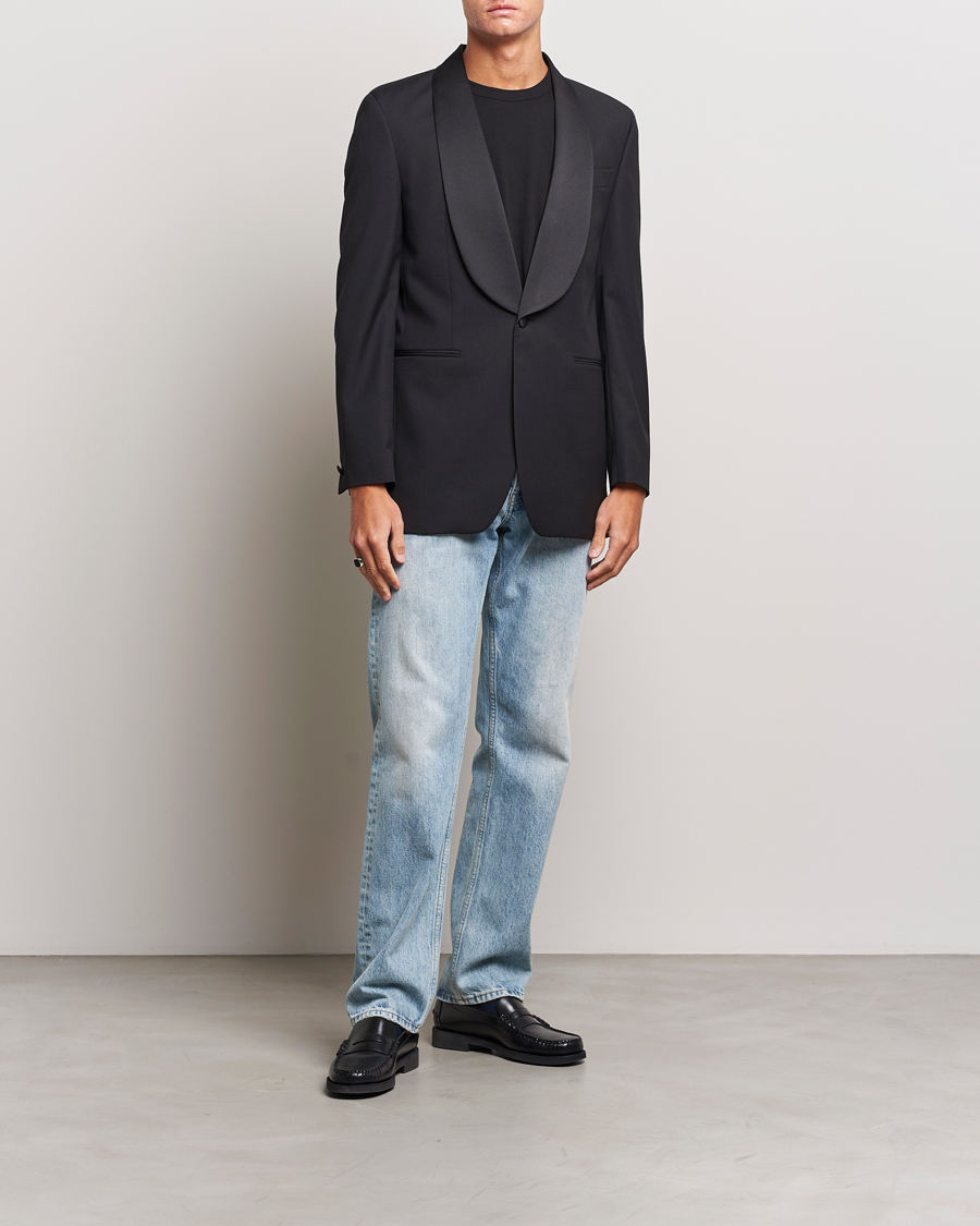 Herren | Sakkos | Sunflower | Shawl Collar Tuxedo Jacket Black