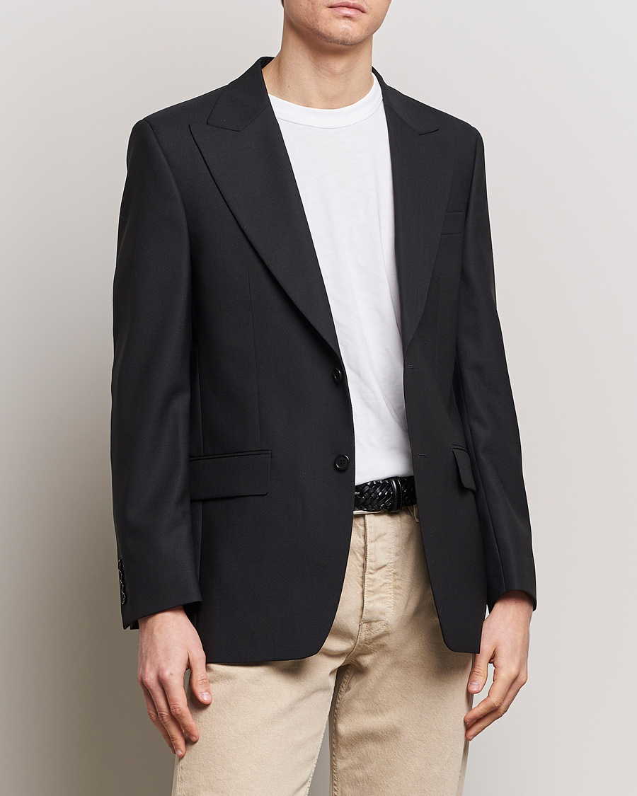 Herren | Sakkos | Sunflower | Single Breasted Wool Blazer Black