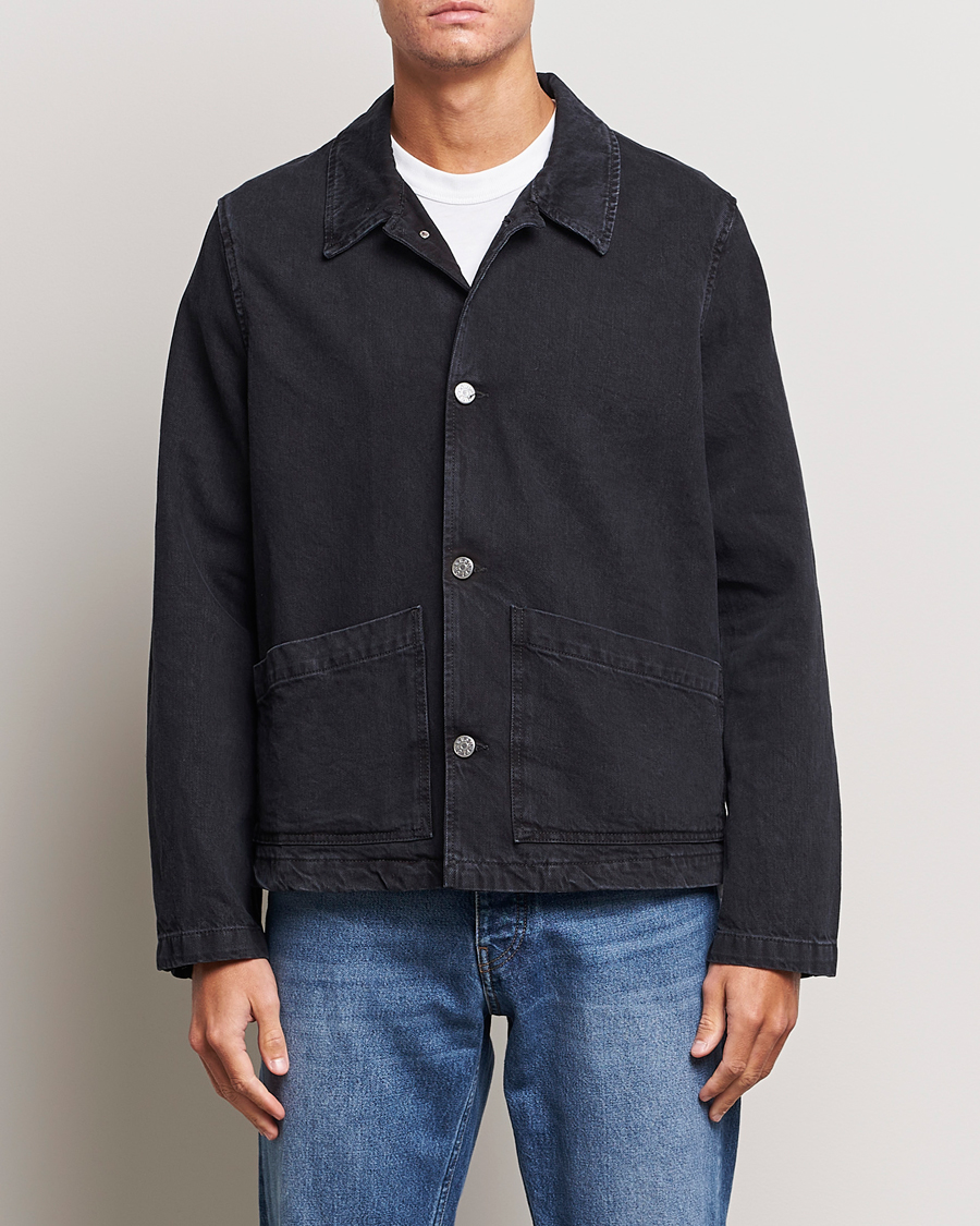 Herren | Jeansjacken | Sunflower | Worker Denim Jacket Black