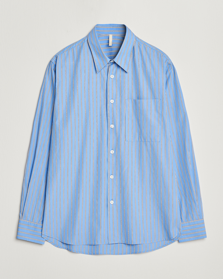 Herren | Hemden | Sunflower | Ace Poplin Casual Shirt Light Blue