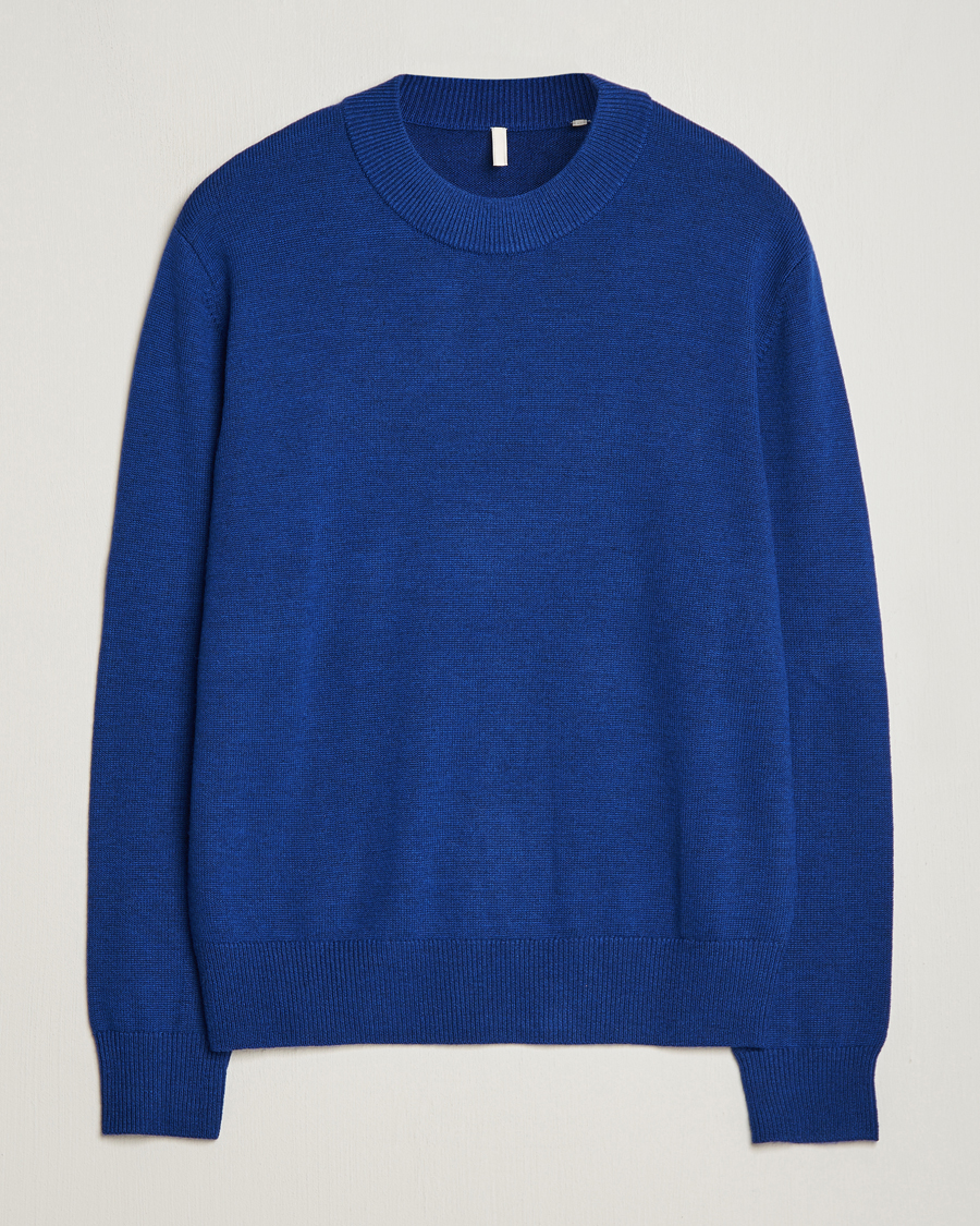 Herren |  | Sunflower | Moon Merino Sweater Blue