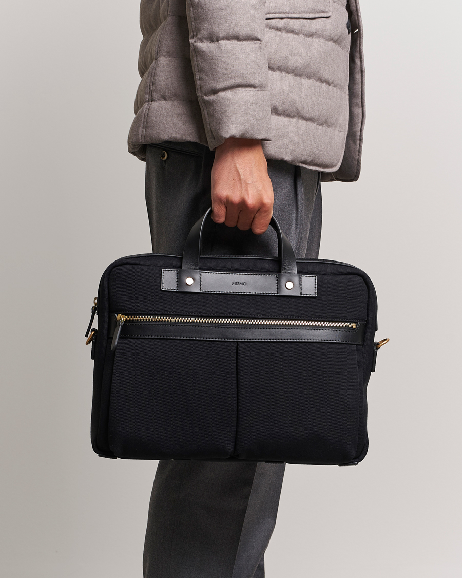 Herren | Mismo M/S Nylon Office Coal/Black | Mismo | M/S Nylon Office Coal/Black