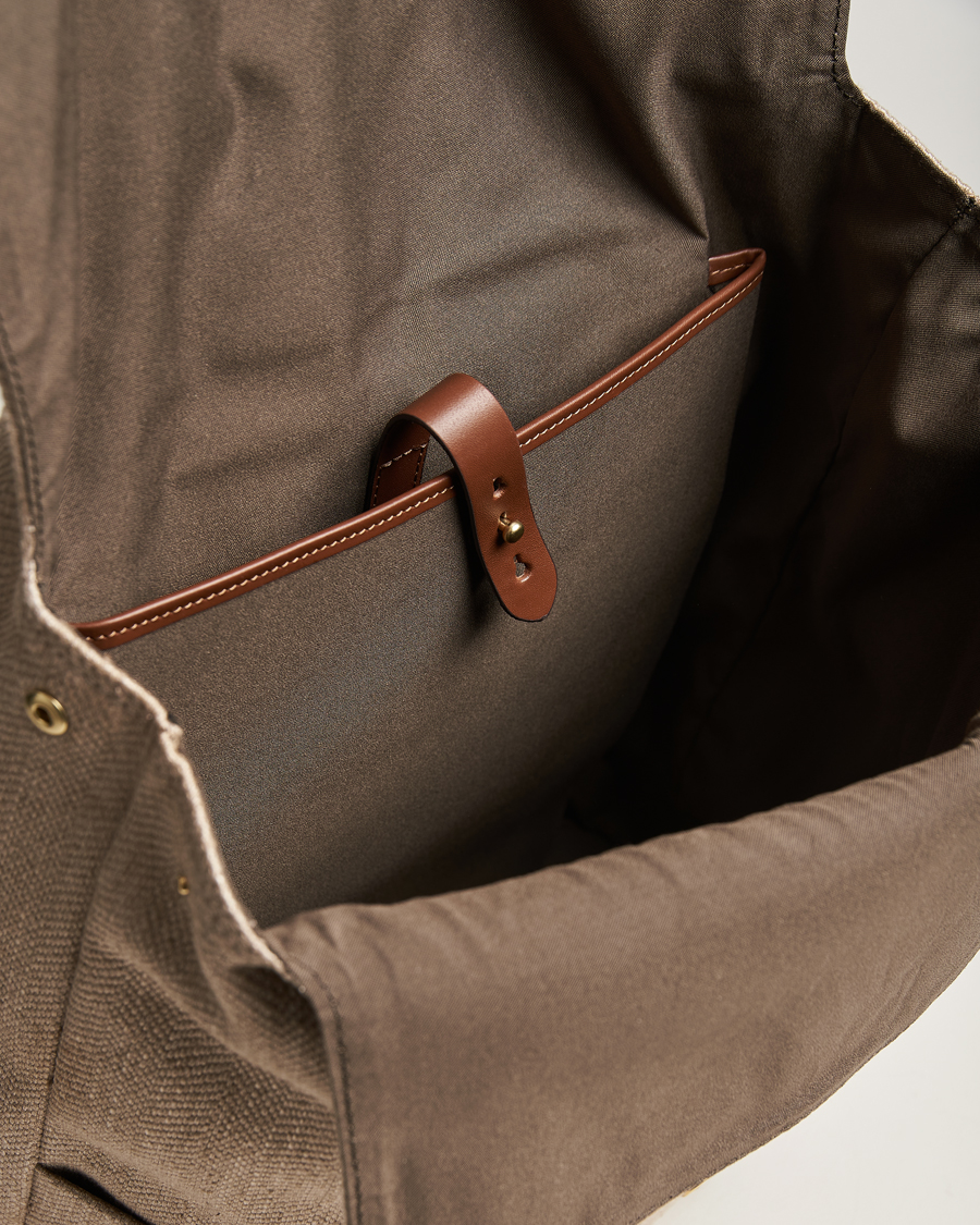 Herren | Mismo M/S Backpack Grand Herringbone/Cuoio | Mismo | M/S Backpack Grand Herringbone/Cuoio