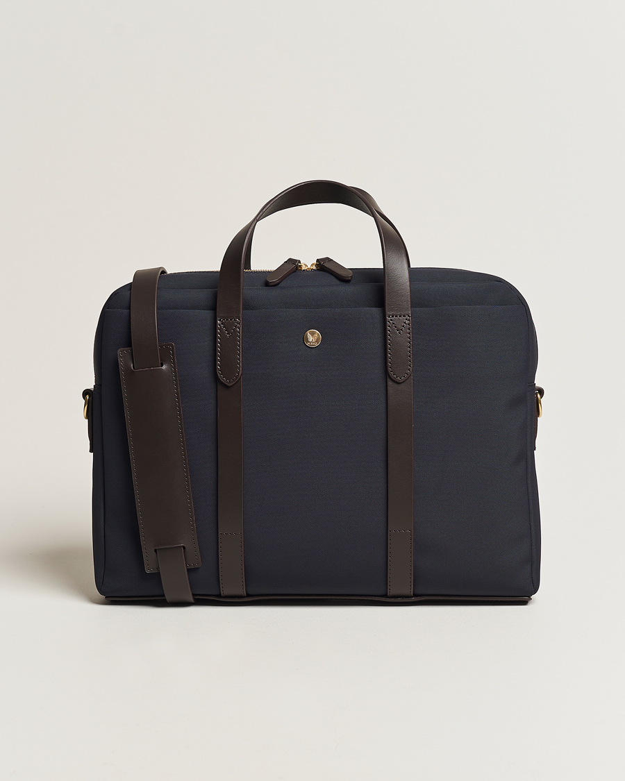 Herren | Taschen | Mismo | M/S Aspire Briefcase Navy/Dark Brown