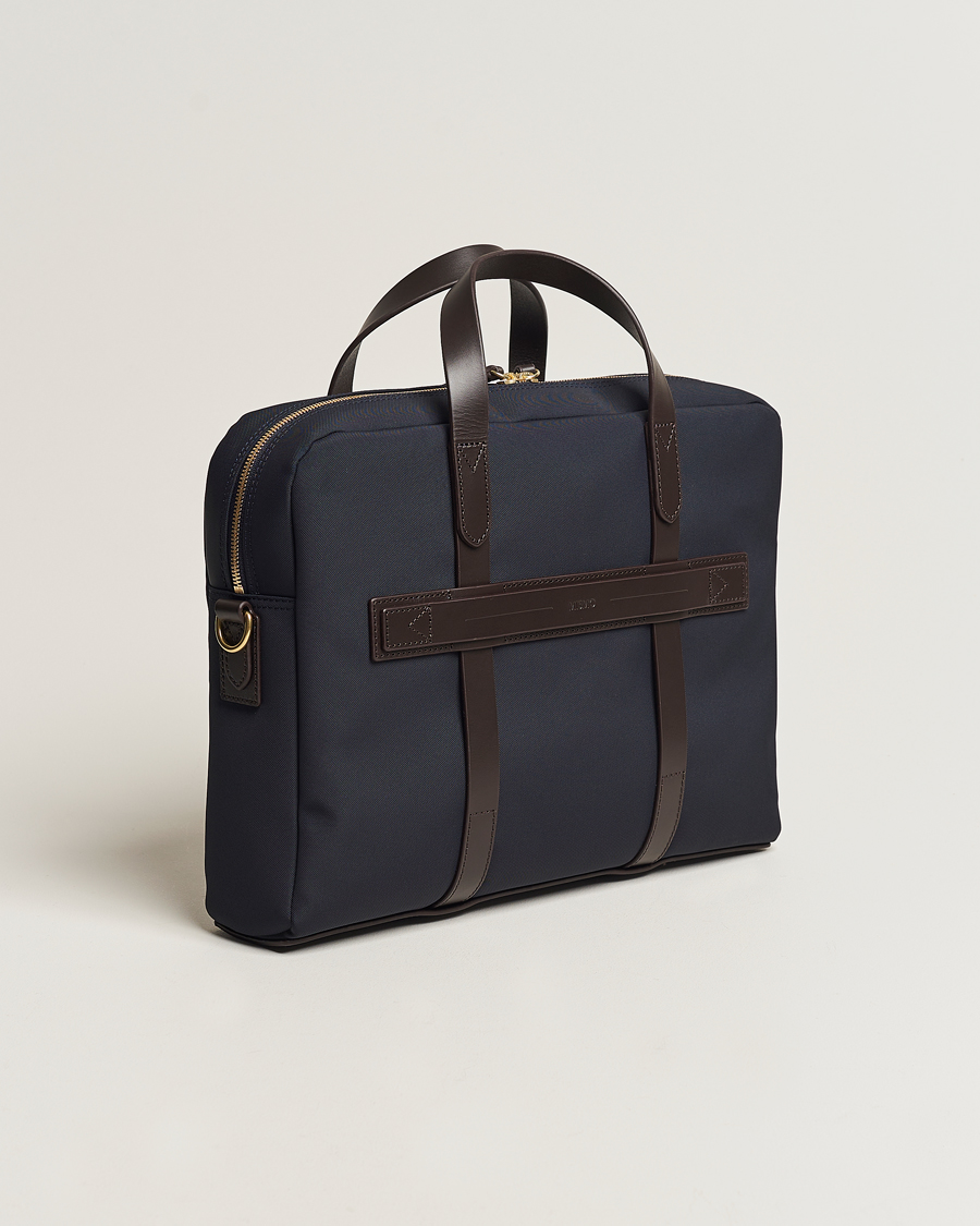 Herren | Mismo | Mismo | M/S Aspire Briefcase Navy/Dark Brown