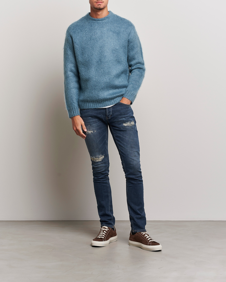 Herren | Jeans | Dondup | George Destroyed Jeans Dark Blue