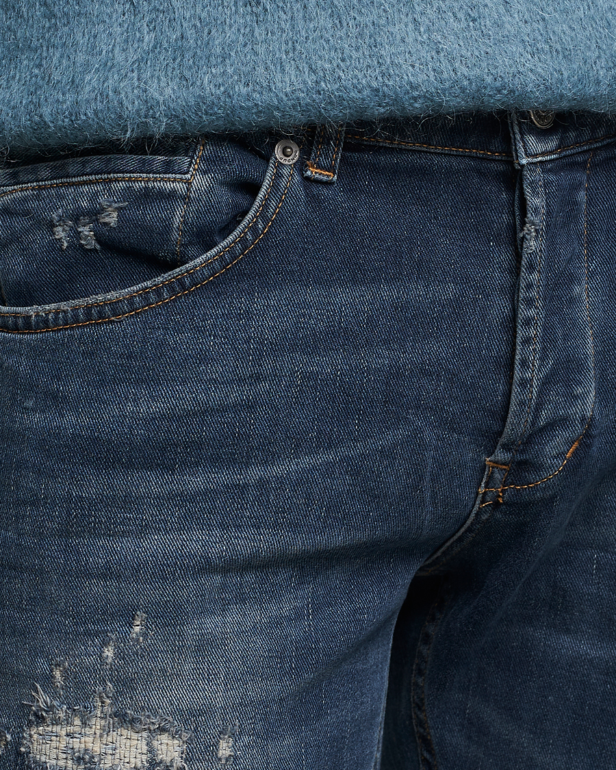Herren | Jeans | Dondup | George Destroyed Jeans Dark Blue