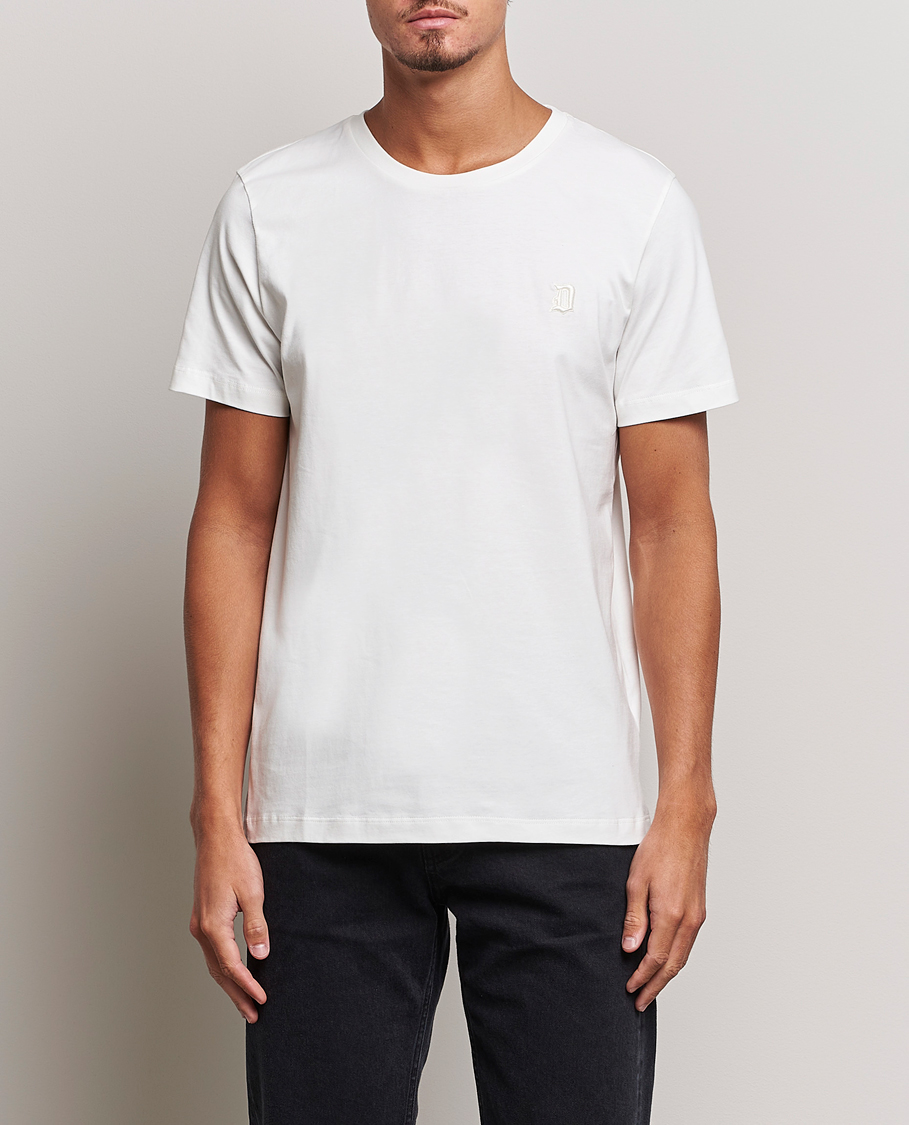Herren |  | Dondup | Logo Crew Neck T-Shirt Off White