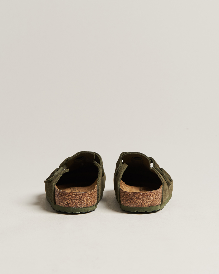 Herren | BIRKENSTOCK Boston Classic Footbed Thyme Suede | BIRKENSTOCK | Boston Classic Footbed Thyme Suede