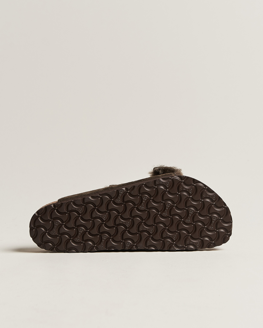 Herren | Sandalen & Pantoletten | BIRKENSTOCK | Arizona Classic Footbed Shearling Mocha Suede