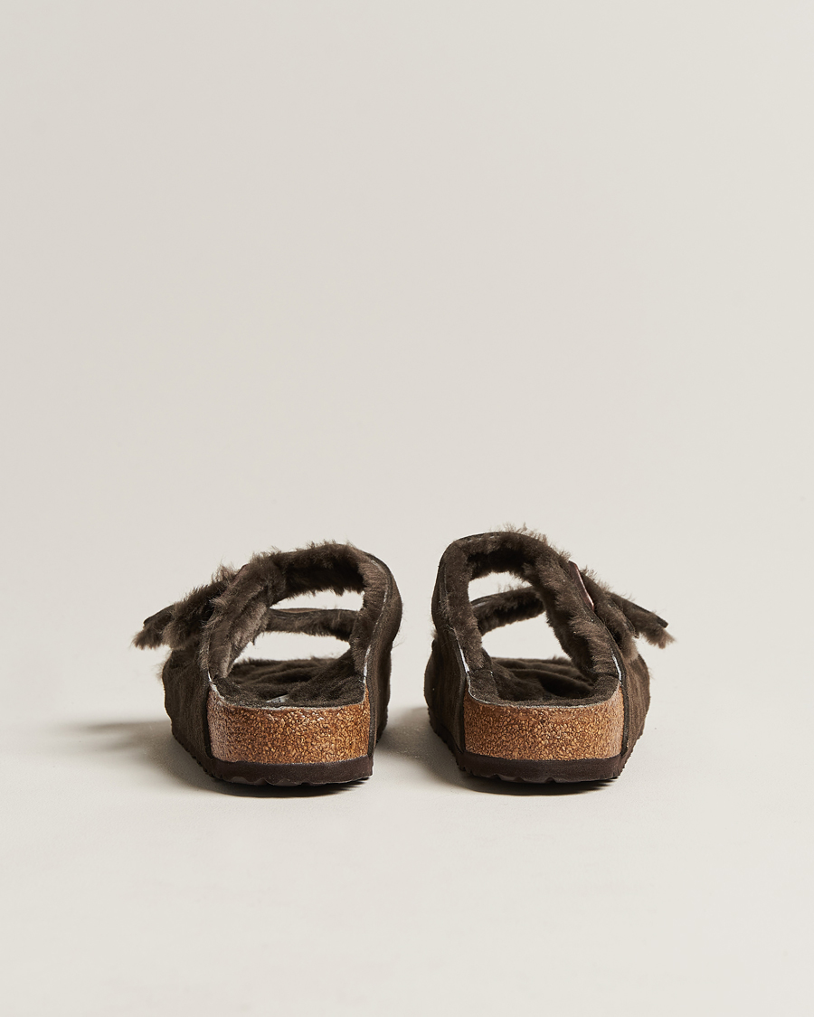 Herren | Sandalen & Pantoletten | BIRKENSTOCK | Arizona Classic Footbed Shearling Mocha Suede
