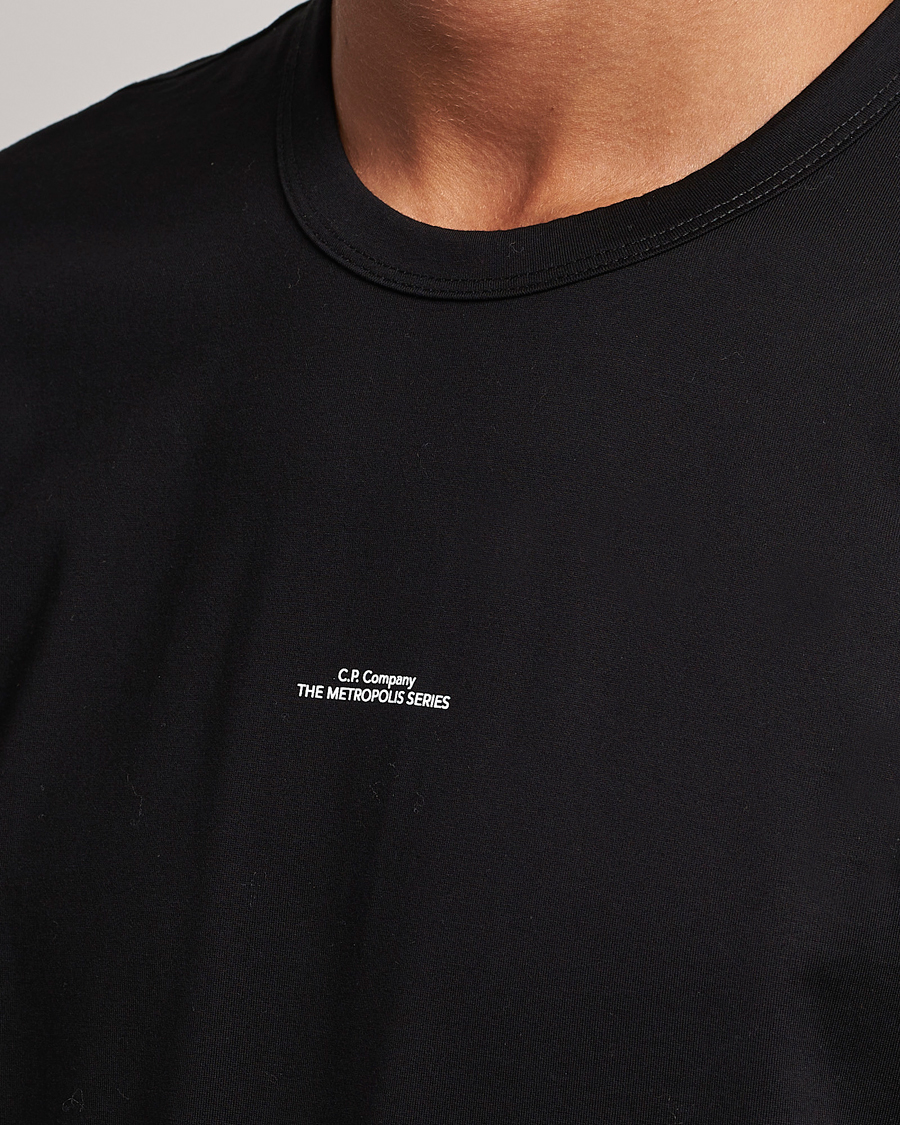 Herren | T-Shirts | C.P. Company | Metropolis Mercerized Jersey T-Shirts Black