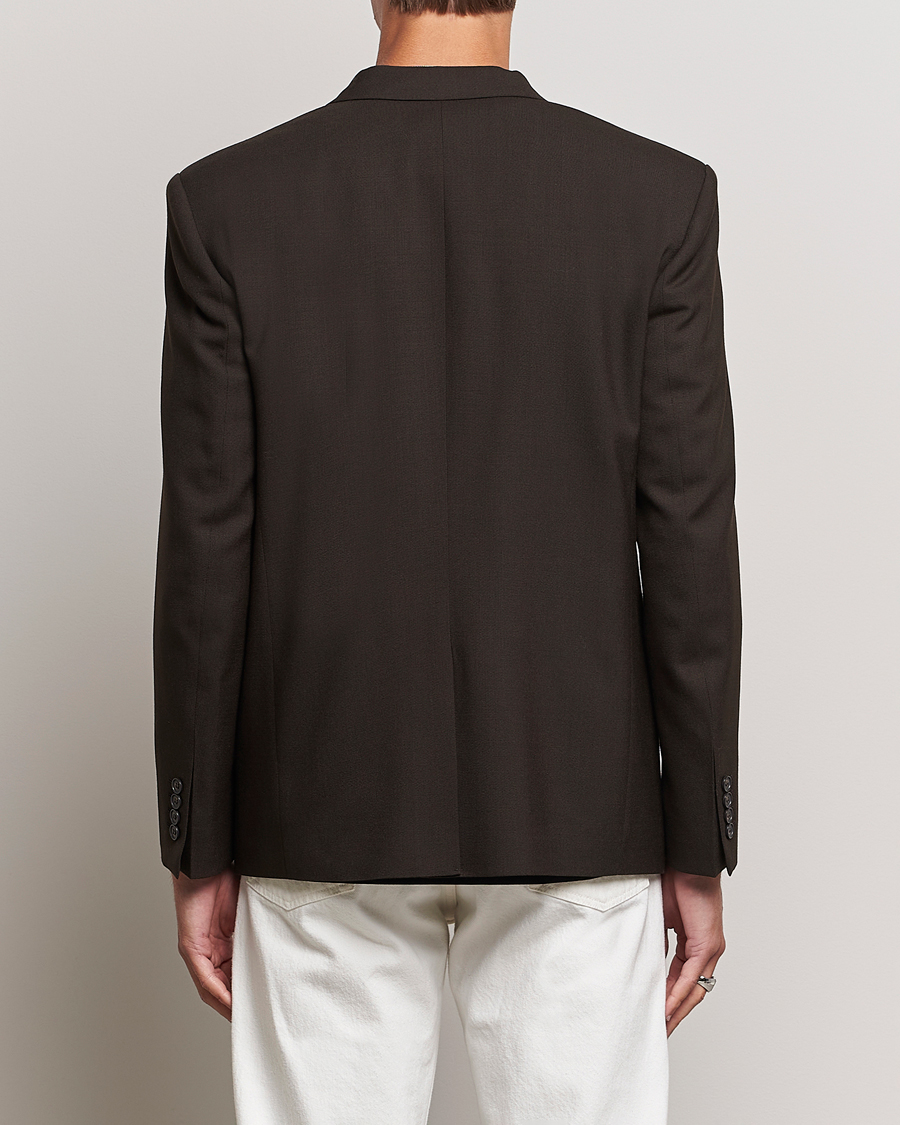 Herren |  | Filippa K | Boxy Wool Double Breasted Blazer Dark Chocolate