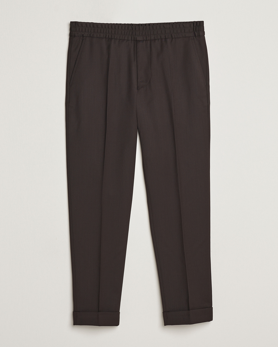 Herren | | Filippa K | Terry Wool Trousers Dark Brown