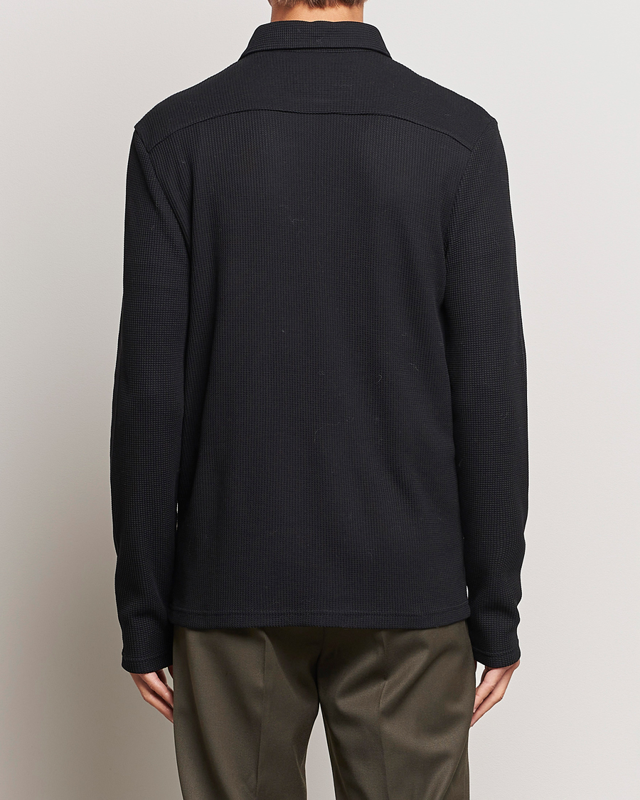 Herren | Hemden | Filippa K | Waffle Jersey Shirt Black