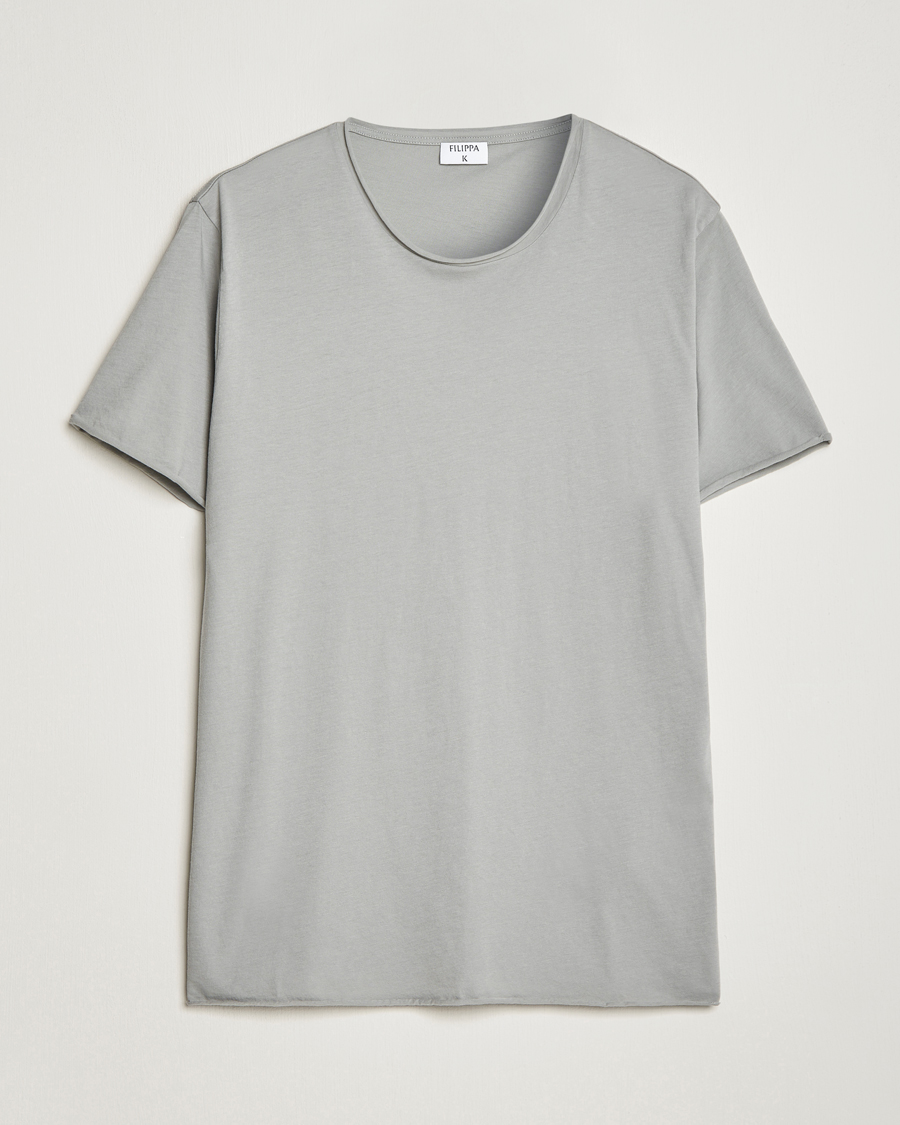 Herren | Filippa K | Filippa K | Roll Neck T-Shirt Feather Grey
