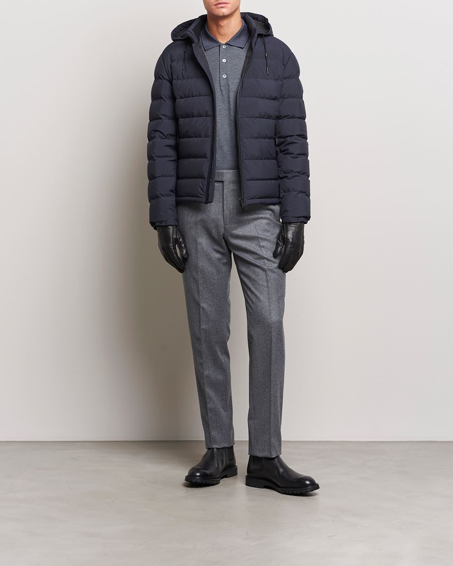 Zegna Down Jacket Navy