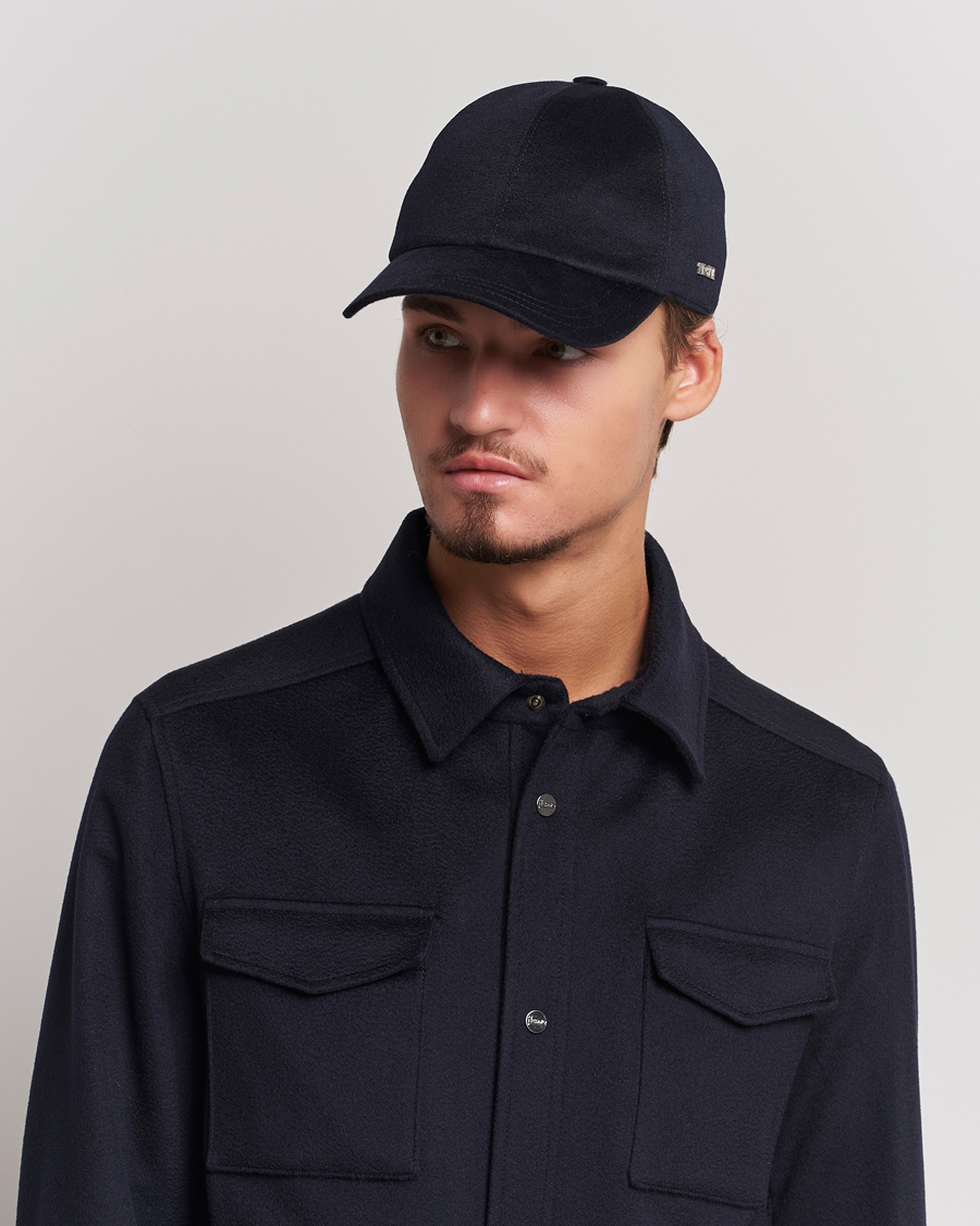 Herren |  | Zegna | Cashmere Baseball Cap Navy