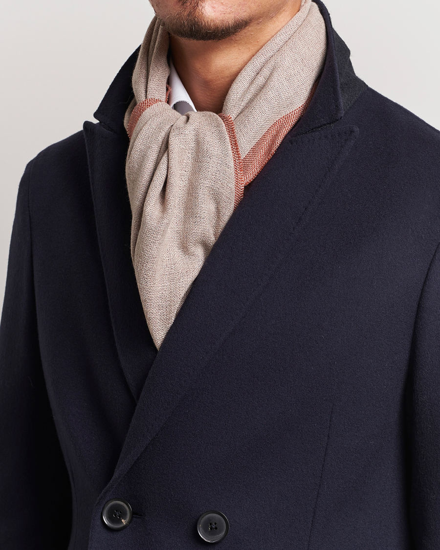 Herren | Zegna | Zegna | Wool/Cashmere Scarf Beige