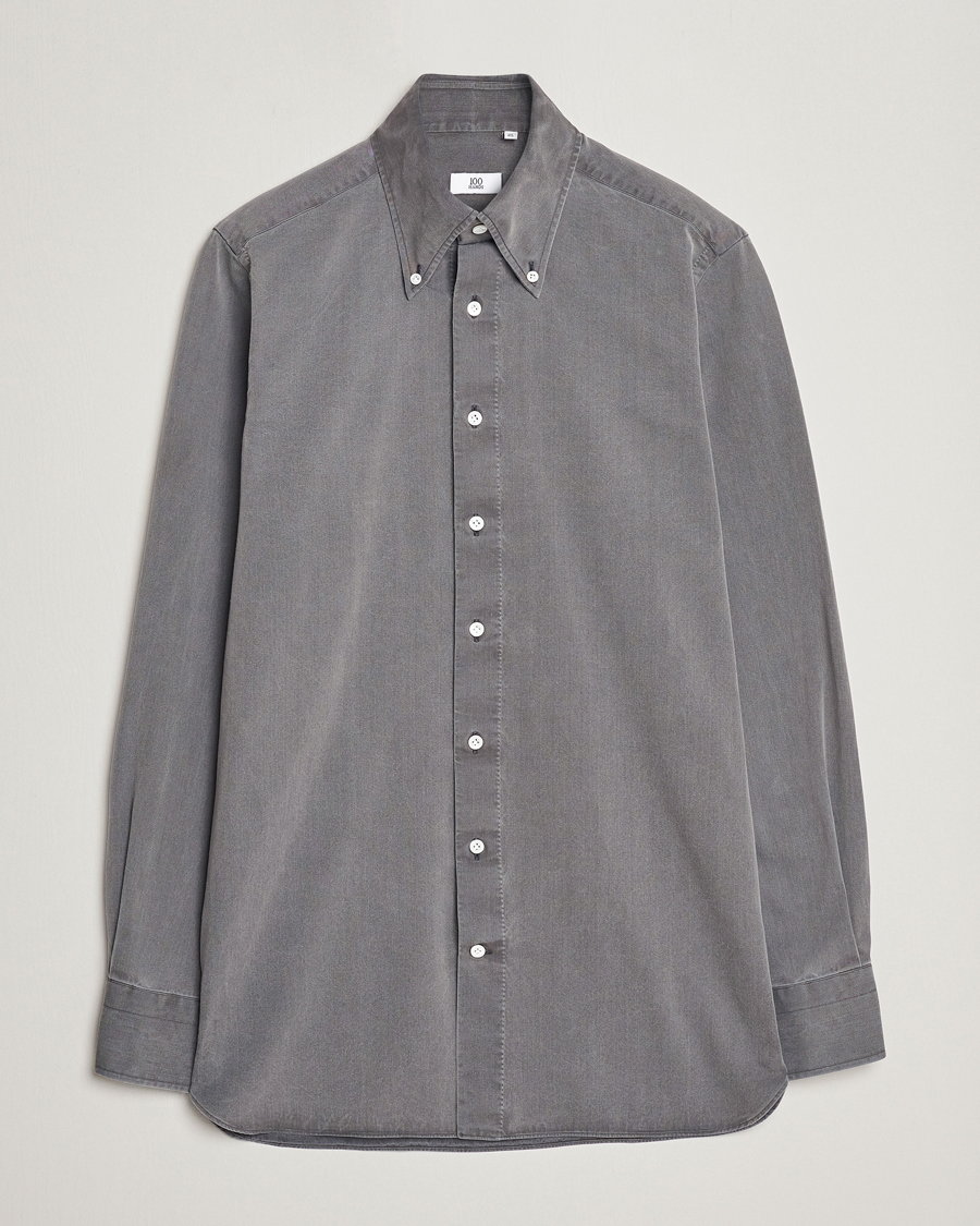 Herren |  | 100Hands | Cloud Washed Denim Shirt Grey