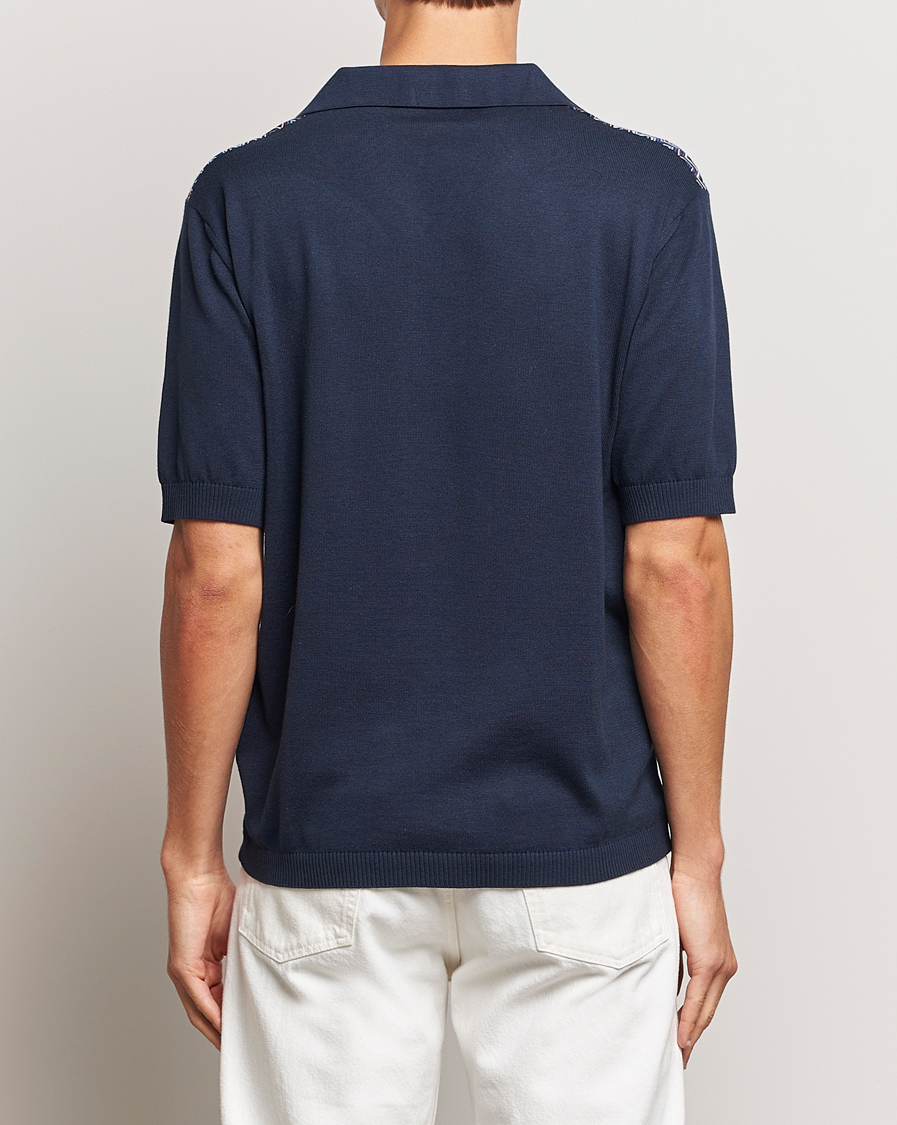 Herren | Poloshirts | Missoni | Cotton/Silk Polo Navy