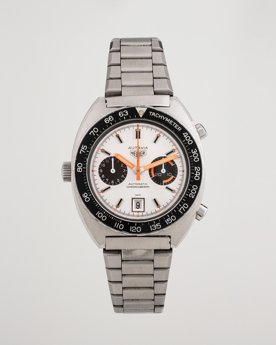 Herren | Heuer Pre-Owned Autavia 11630 Tachymeter Steel Silver | Heuer Pre-Owned | Autavia 11630 Tachymeter Steel Silver