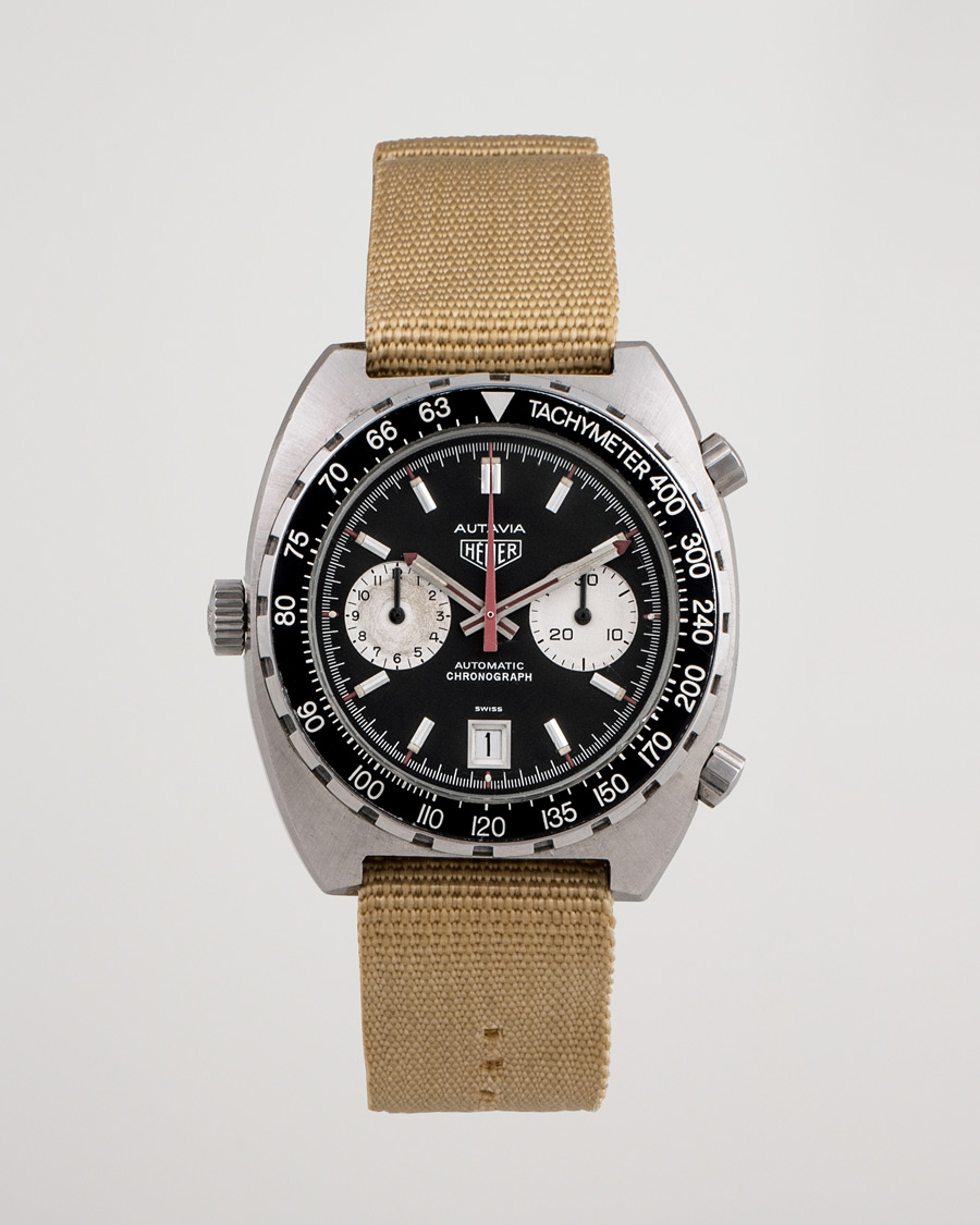 Heuer Pre Owned Autavia 11063 Viceroy Tachymeter Steel Black