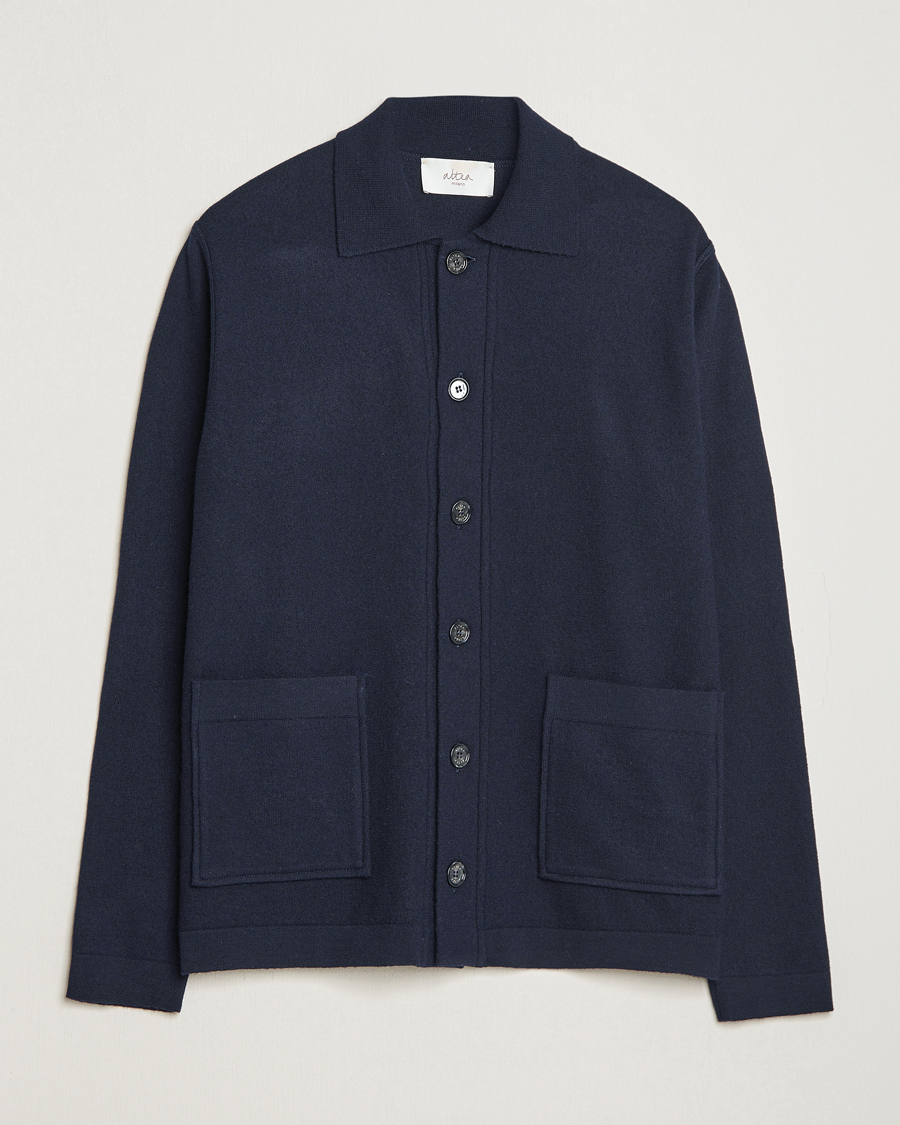 Herren | | Altea | Wool Chore Jacket Navy