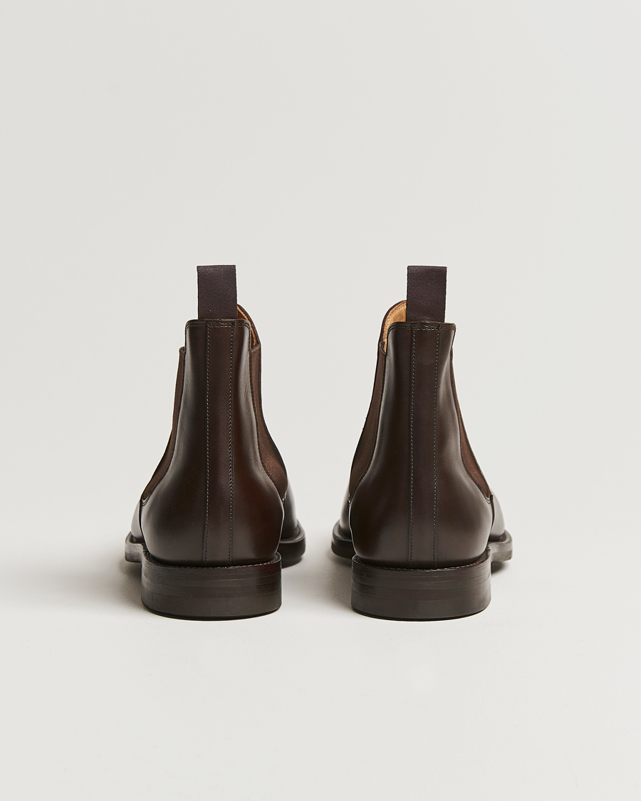 Herren | Boots | Crockett & Jones | Chelsea 5 Dk Brown Wax Calf