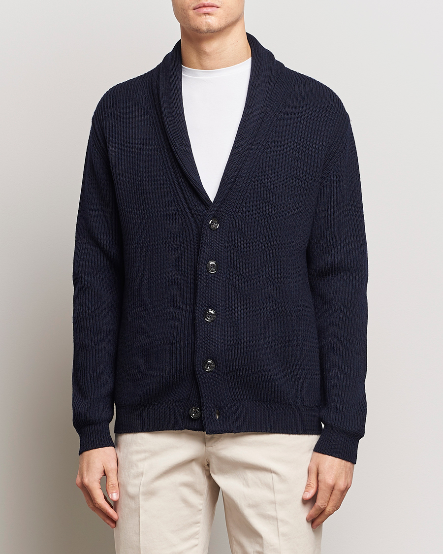 Herren | Kleidung | Altea | Shawl Collar Cardigan Navy