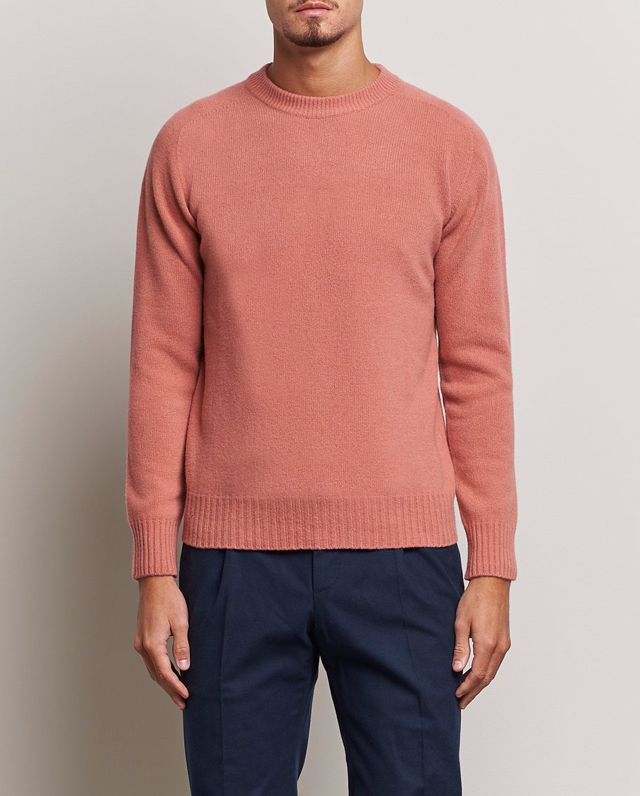 Herren | Pullover | Altea | Wool/Cashmere Crew Neck Pullover Rosa