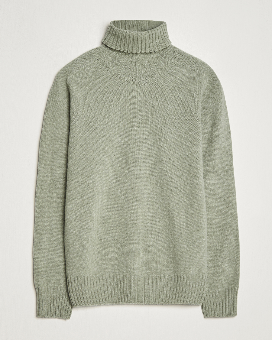 Herren | | Altea | Wool/Cashmere Crew Neck Rollneck Sage
