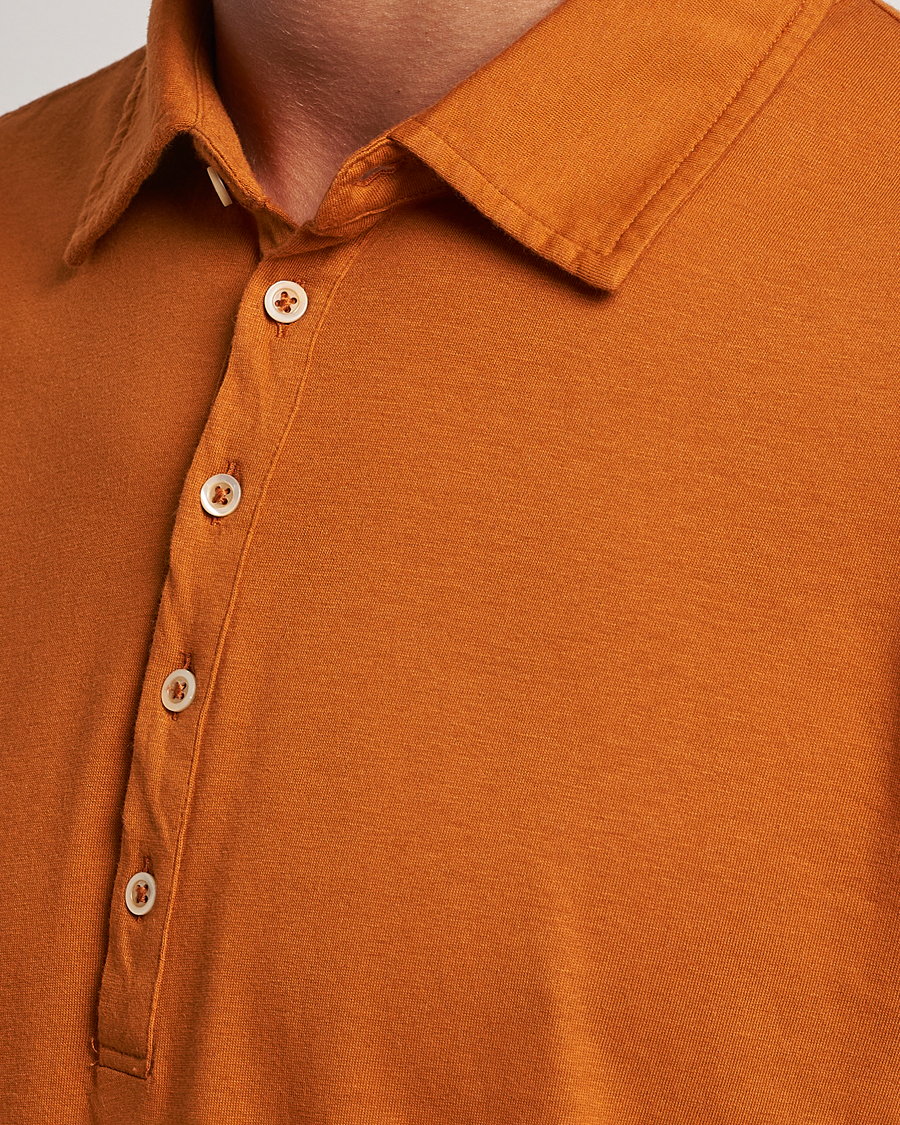 Herren | Pullover | Massimo Alba | Ischia Cotton/Cashmere Polo Brick