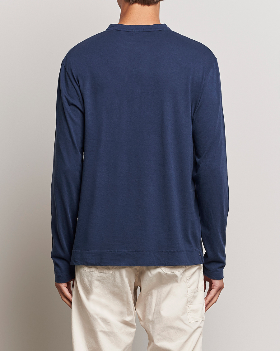 Herren | Pullover | Massimo Alba | Hawai Cotton/Cashmere Henley Navy