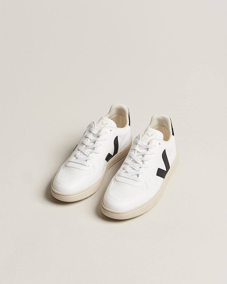 Herren |  | Veja | V-10 Vegan Leather Sneaker White/Black