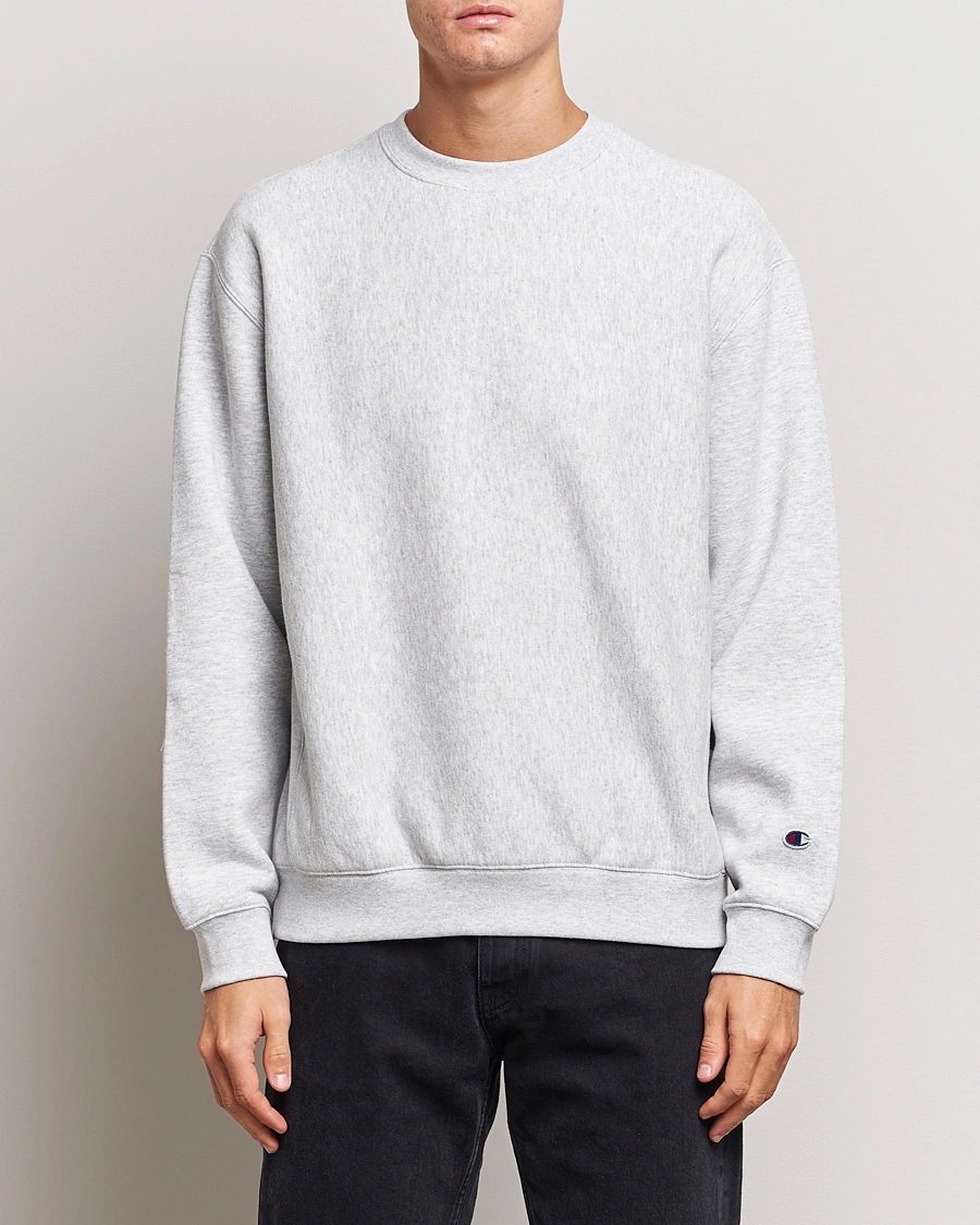 Herren | Sweatshirts | Champion | Reverse Weave Soft Fleece Sweatshirt Grey Melange
