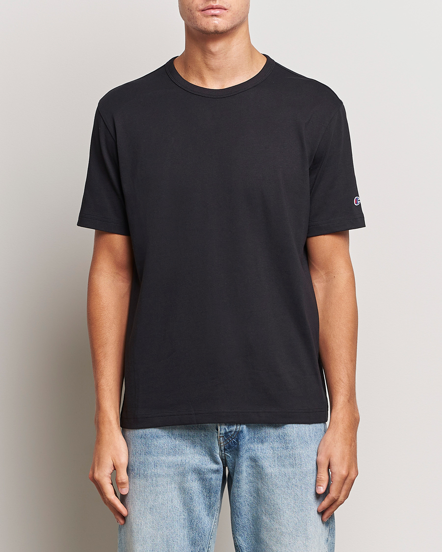 Herren | Kurzarm T-Shirt | Champion | Jersey Crew Neck T-shirt Black Beauty