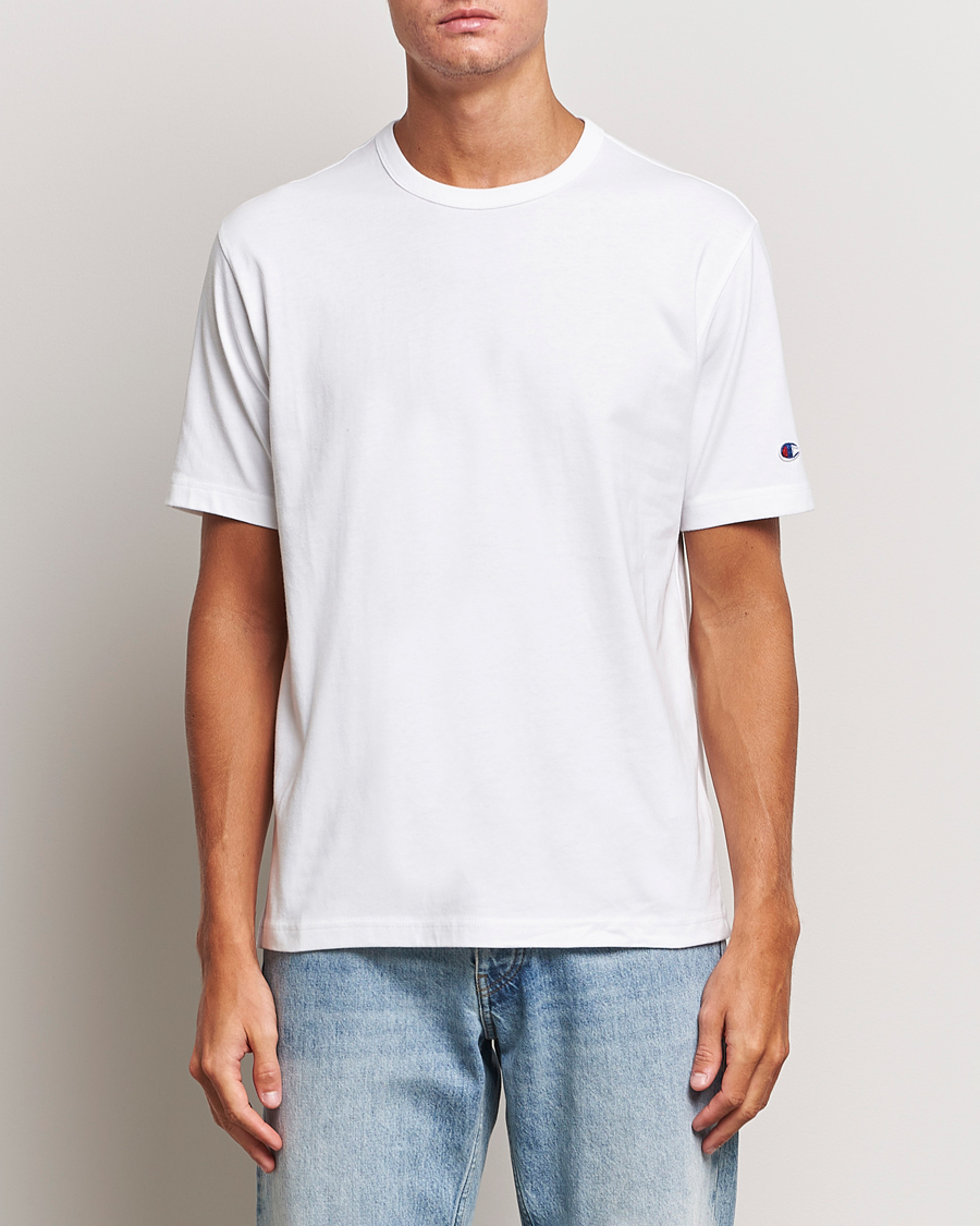 Men |  | Champion | Jersey Crew Neck T-shirt White