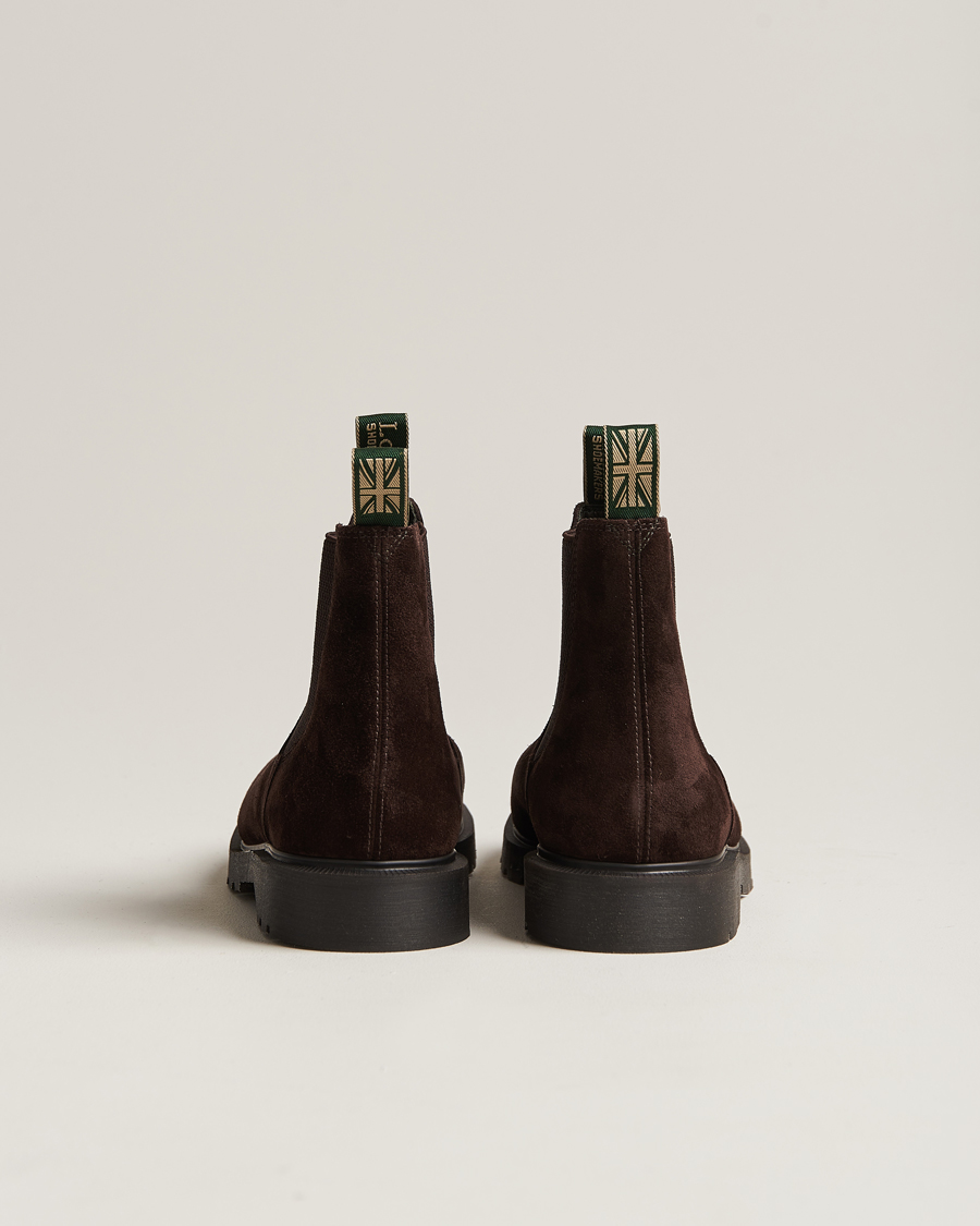 Herren | Boots | Loake Shoemakers | Mccauley Heat Sealed Chelsea Brown Suede