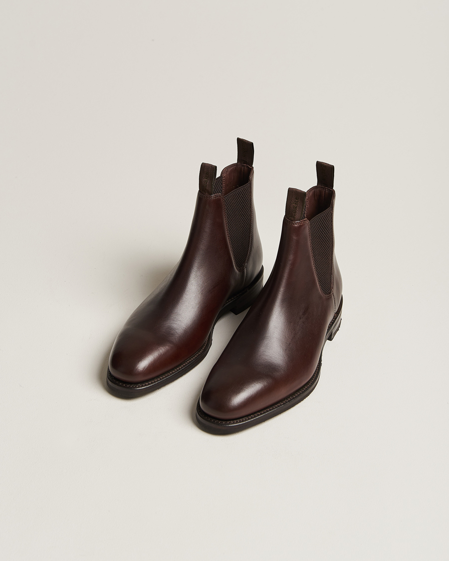 Men |  | Loake 1880 | Emsworth Chelsea Boot Dark Brown Leather