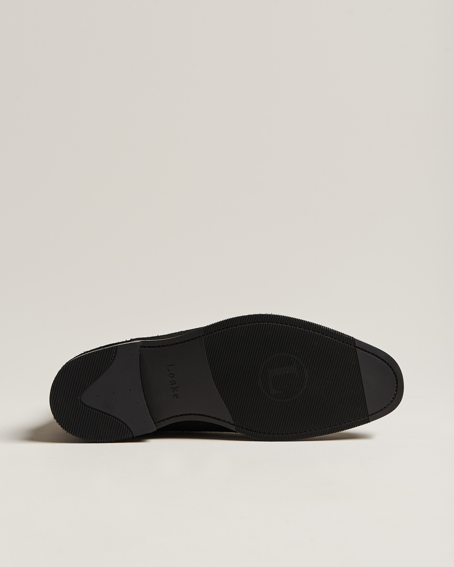 Herren | Loake 1880 Emsworth Chelsea Boot Black Suede | Loake 1880 | Emsworth Chelsea Boot Black Suede
