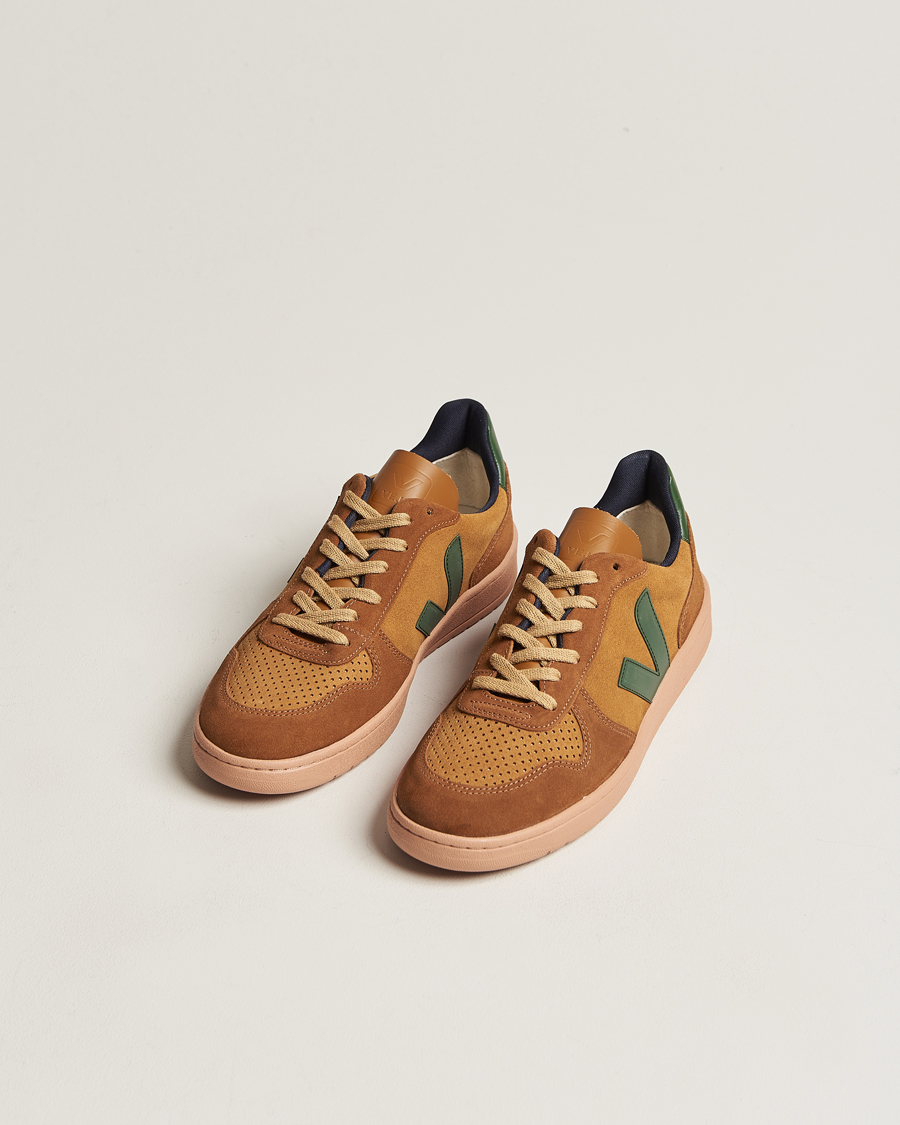 Herren |  | Veja | V-10 Suede Sneaker Camel Cyprus/Multico